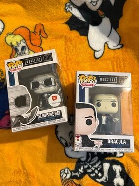Dracula and Invisible Man funko pop